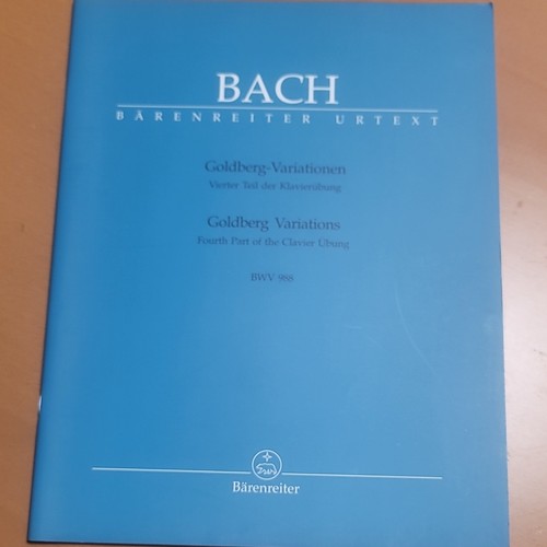 Bach goldberg variations - goldberg,