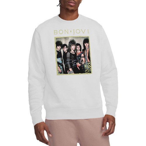 Felpa con cornice - bon, jovi