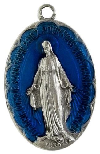 Medaglietta madonna miracolosa - medaglietta,