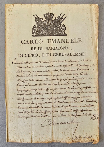 Lettera lasciapassare militare - lettera,