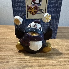 Pinguino in legno vintage 1998