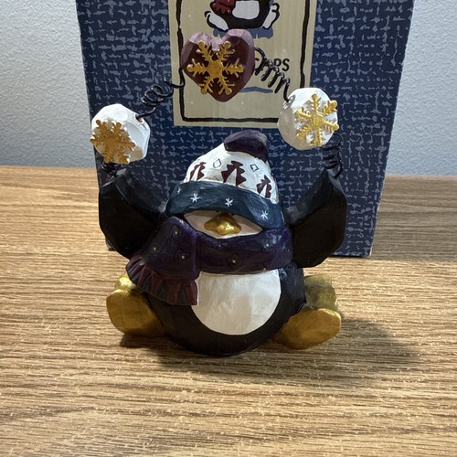 Pinguino legno vintage 1998 - in,