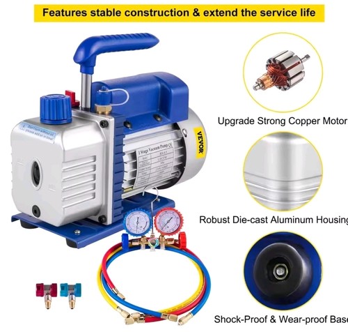 4cfm 4hp pompa vuoto - 1/4hp,