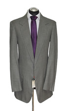 RARO abito Scabal BESPOKE taglia 106 (54 lungo) HANDMADE Birdseye surgeon NP: 6.190 €