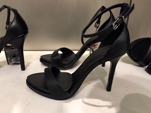 Zara new leather high heel - new,