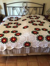 Coperta afgana floreale