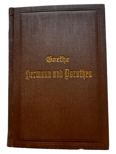 Goethe hermann und - goethe:,
