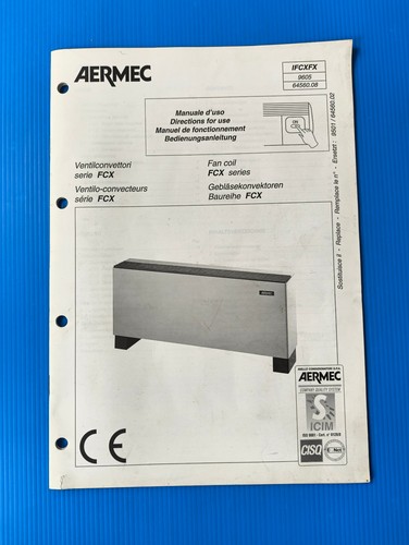 Manuale uso aermec ventil - aermec,