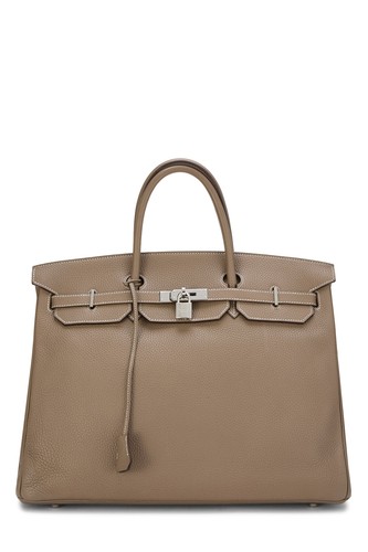 Hermès etoupe clemence - hermès, birkin