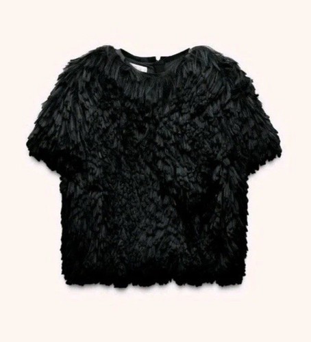 Zara nuovo top donna - zara, pelliccia