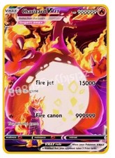 Carta pokémon metallo dorato - carta,