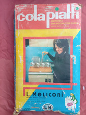 Colapiatti scolapiatti vintage anni '70 Meliconi metallo e plastica scatola RARO