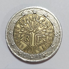 Moneta 2 Euro Francia 2001