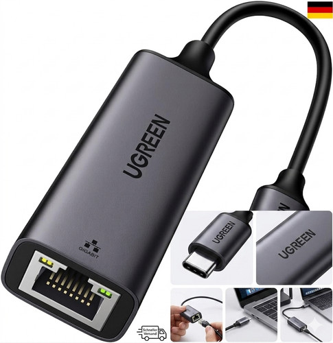 Ugreen adattatore ethernet - ethernet, usb
