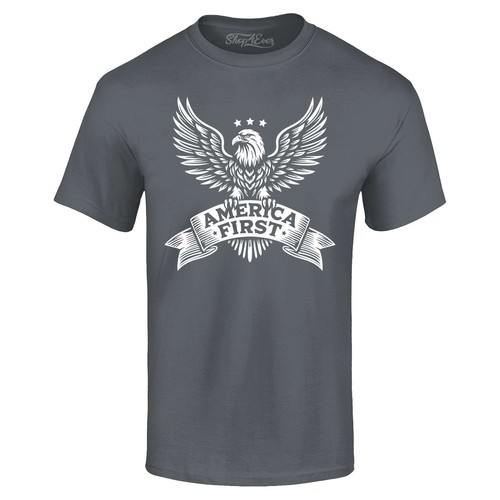 Shirt america first eagle - america,