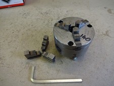 Mandrino bruciato 8 mm 3 ganasce attacco anteriore e posteriore