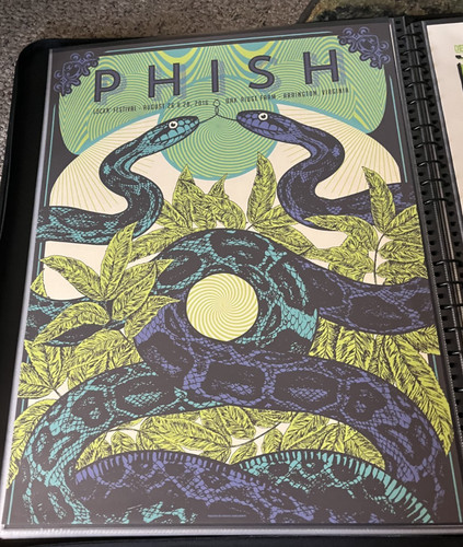 Phish 2016 lockn - poster, justin