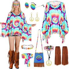 Costume hippie donna vestito - hippie,