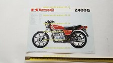 Kawasaki Z 400 G - Z 400 B 1980 depliant originale ITALIANO moto brochure