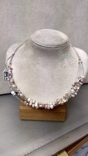 Collana girocollo con perle