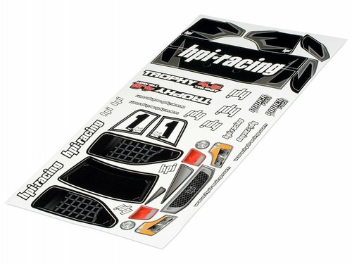Hpi 101198 kit adesivi trophy - adesivi,