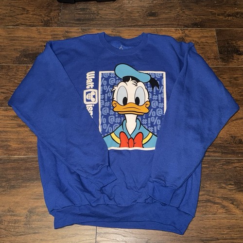 Felpa girocollo blu double