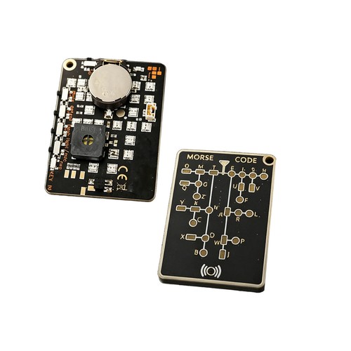 Morse code trainer card - card, pro