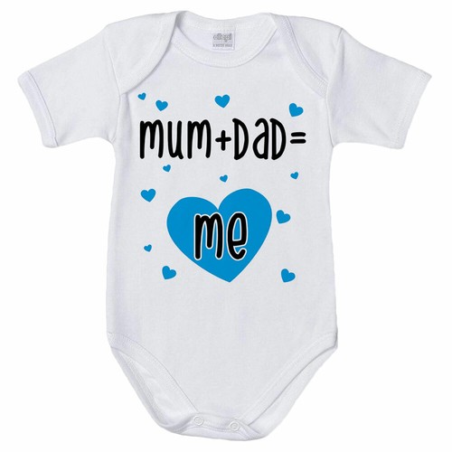 Body neonato mum dad - body, mum+dad=me