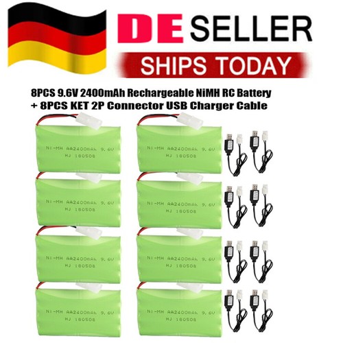 Batteria 2400mah 6v aa - rc,