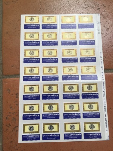 Italia posta prioritaria - italia,