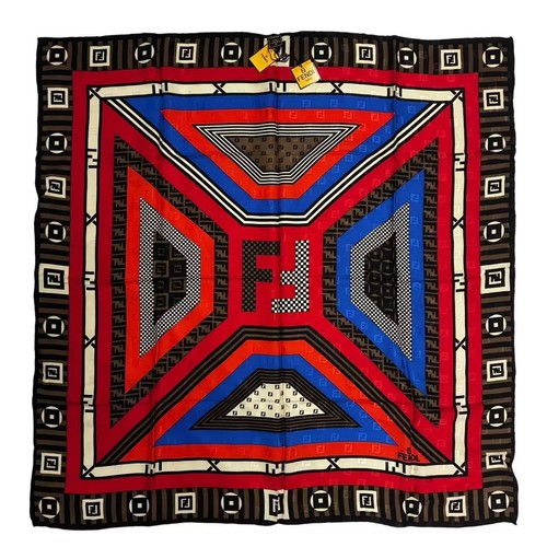 Sciarpa seta grande fendi - di,
