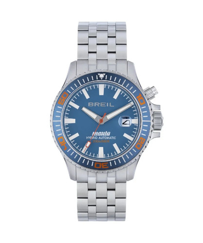 Orologio silver blue orange - orologio,