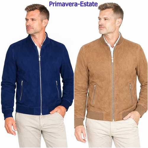 Bomber uomo renna camoscio - bomber,