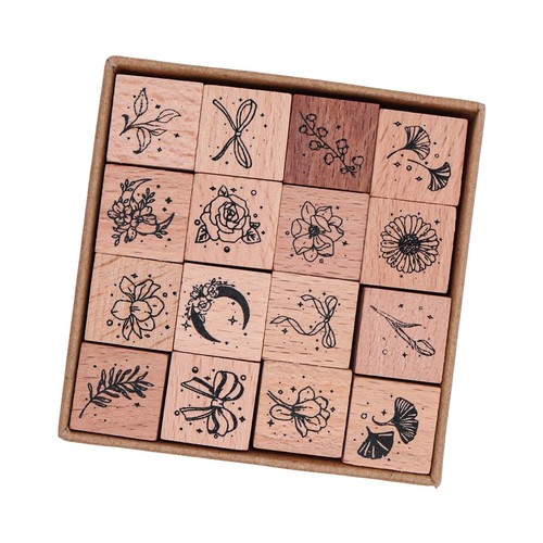 Voanzo set timbri legno - set, di