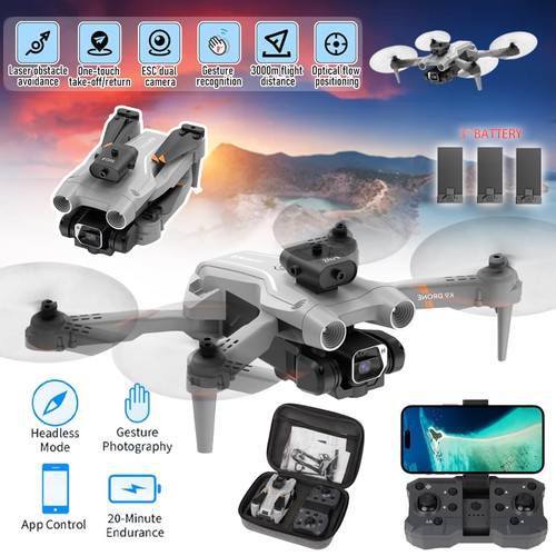 Drone pieghevole con due - pieghevole, hd