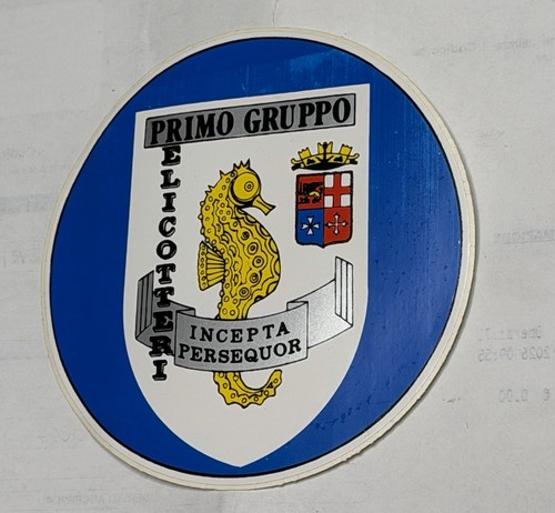 Adesivo vintage primo gruppo - adesivo,