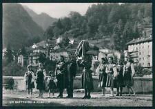 Vercelli Fobello Battesimo Costumi Foto FG cartolina MZ0445