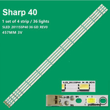 KIT 4 BARRE STRIP 36 LED TV