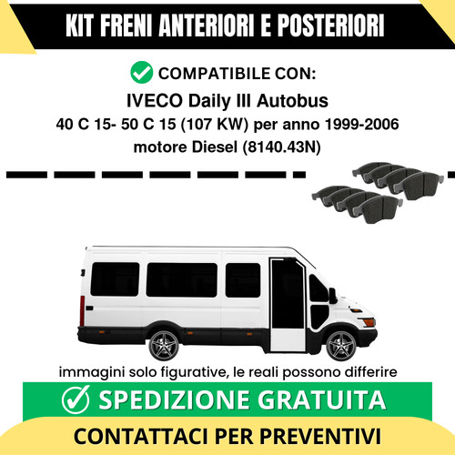Pastiglie freno ant post - freno, +