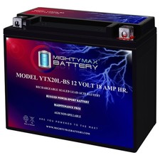 Mighty Max YTX20L-BS 12V 18Ah