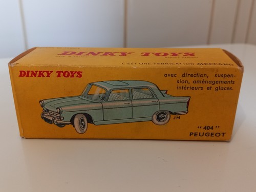 Dinky toys peugeot 404 boite - dinky,