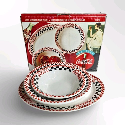 Coca cola set piatti pz - 3,