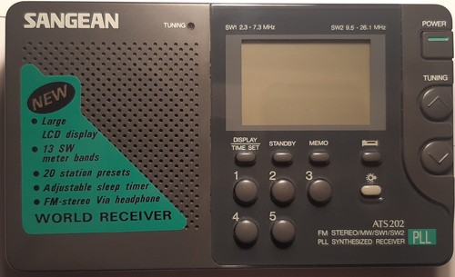 Radio portable sangean - portable, ats-202