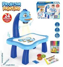 Banchetto Blu Con Proiettore