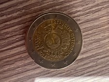 moneta da 2 euro rara republik osterreich  2002,2012 