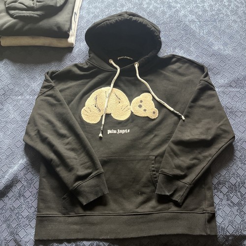 Palm angels bear hoodie - palm,