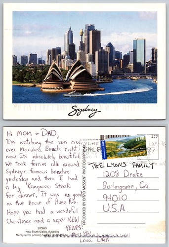 Cartolina sydney opera house - cartolina,