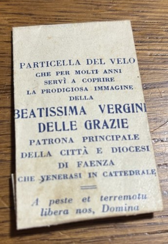 Santino reliquia particella - santino,