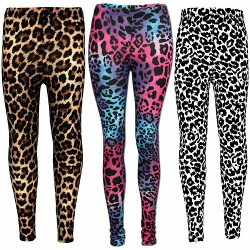 Leggings donna leopardati