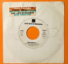 ALICE SKYE OF MORCHEEBA Raro 45 JUKE-BOX OPEN YOUR EYES Phil COLLINS Carla BISSI